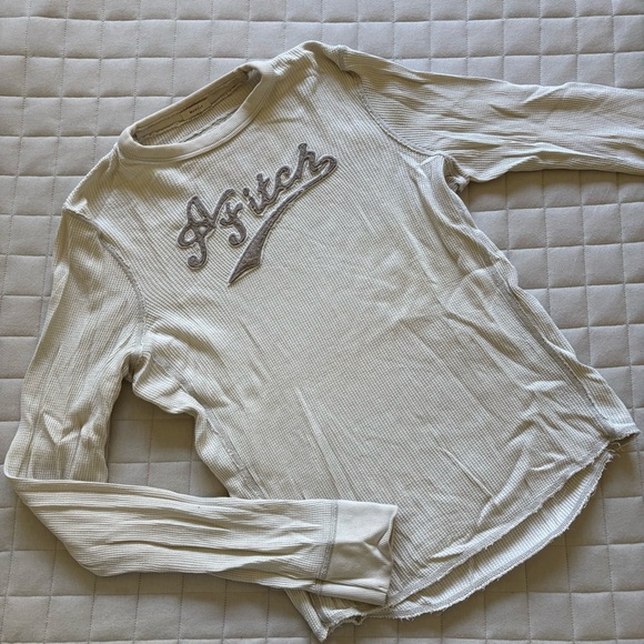 Abercrombie & Fitch Other - Abercrombie & Fitch Men’s Beige Long Sleeve Ribbed Tee/T-Shirt